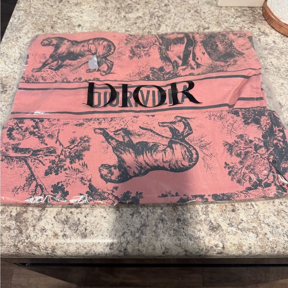 Dior Tote. This DiorViera coral colored tote is New in package. VIP novelty item - Picture 1 of 4